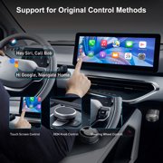 ESSGOO 2 in 1 Wireless CarPlay & Android Auto Adapter - 5.8GHz, Plug & Play, OTA Upgrade, Mini Model for 2016+ Wired - Compatible Cars with Seamless Dual - Platform Connectivity
