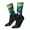 2 Black-2, variant on Fluorescent Wolf Crew Socks for Men & Women, Breathable Casual Athletic Ankle Socks