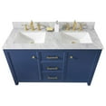 thumbnail image 5 of Legion Furniture 54" MDF/Veneer Wood Double Sink Vanity Cabinet - Blue, 5 of 14
