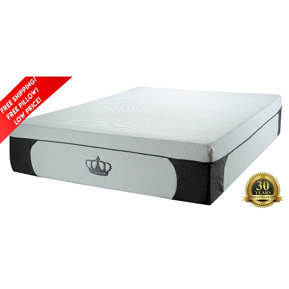 Dynasty Mattress 14.5" CoolBreeze PLUSH Gel Memory Foam Mattress Twin