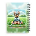thumbnail image 2 of Happy Easter Hello Spring Yorkshire Terrier Playing Football Spiral Bound Journal Yorkie Dog Lover Gifts 5x7in Spiral Notebook - 13003, 2 of 5