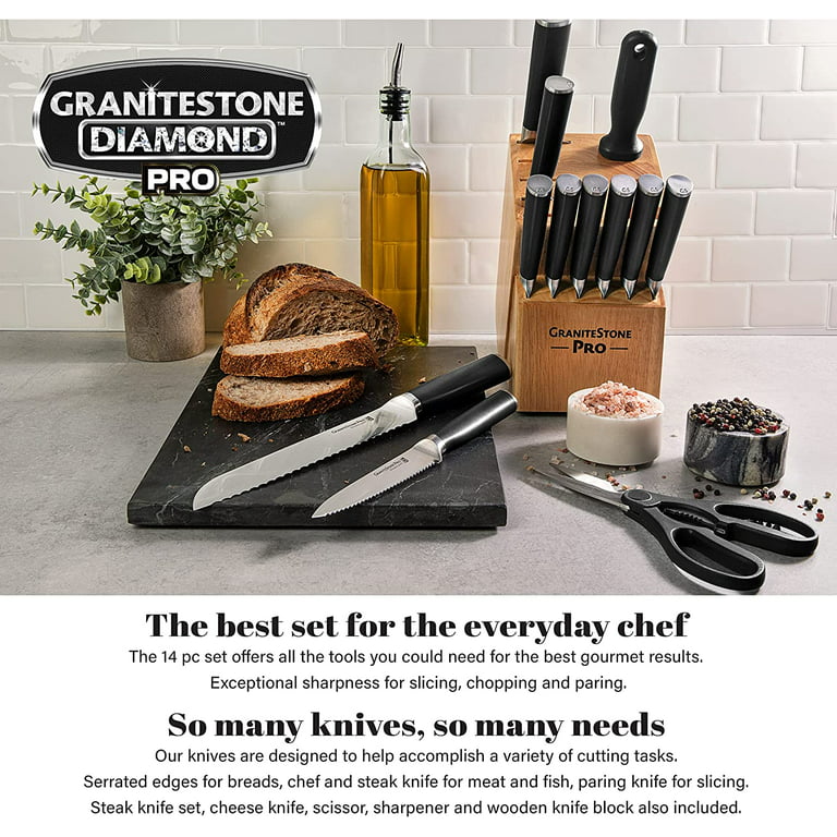 Granite Stone Knife set  Knife set kitchen, Knife sets, Granite stone