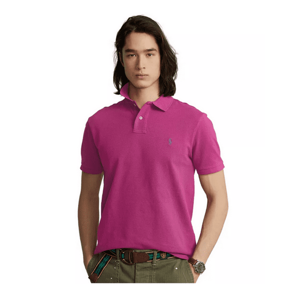 Polo Ralph Lauren Men's Custom Slim Fit Mesh Polo,S