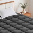 thumbnail image 6 of Vccoem Cooling Mattress Topper California King Gray, Extra Thick Quilted Mattress Pad, Deep Pocket Fit, Breathable Plush Bed Topper, Hypoallergenic, 6 of 12