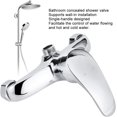 thumbnail image 4 of FYBTOF G1/2 Thread Bathroom Shower Valve, Wall-In Lifting Type Copper Bath Shower Valve, Cold Hot Water Mixing Valve Accessory for Bathroom Installation (LQ-1403 Up),Shower-3184, 4 of 5