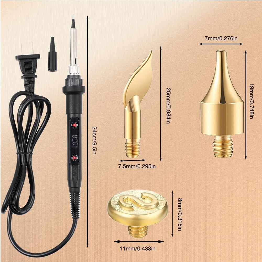 Wood Burning Kit With Letter, 60pcs Wood Burning Tool With Adjustable Temperature 400-842°F, Wood Burner Tools Set With Pyrography Wood Burning Pen For Embossing Carving Diy Adults Crafts Beginners