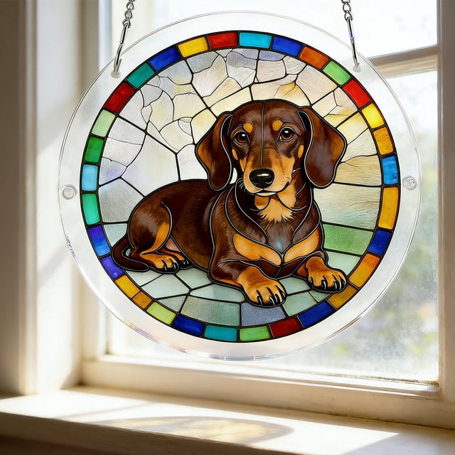 Acrylic Puzzle Colored Window Decoration