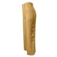 thumbnail image 5 of Womens Sweatpants High Waist Straight Leg Flattering Casual Suit Long Wide Leg Sweatpants Women Gold Xl, 5 of 6