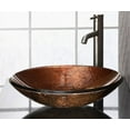 thumbnail image 5 of Ryvyr Rve180 18" Tempered Glass Vessel Bathroom Sink - Copper, 5 of 7