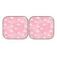 thumbnail image 7 of Haiem Pink Flamingos and Flowers Car Windshield Sun Shade (2 Pieces) Foldable Windshield Sun Shade Car Accessories for Truck SUV Pickup-Medium, 7 of 7