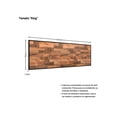thumbnail image 2 of Cabecera King Size Flotante Estilo Industrial Moderna CABELAMI Nogal, 2 of 6