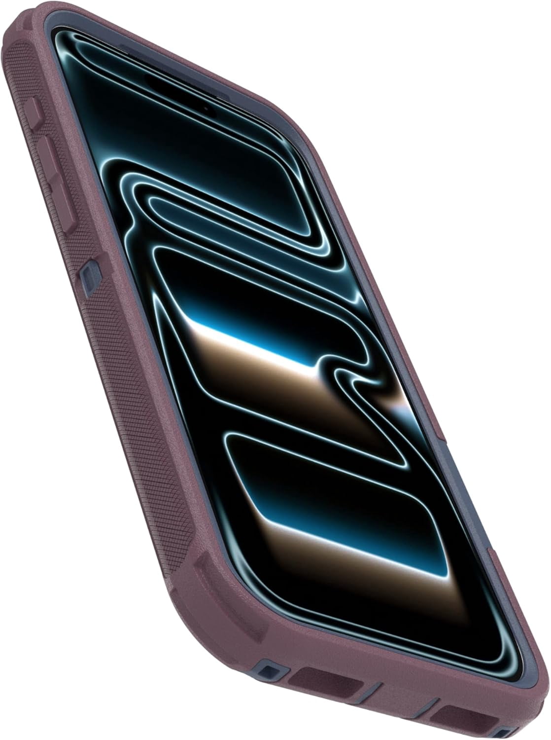 OtterBox iPhone 17 Pro Max (Only) - Defender Series Case - Tulipwood Glow (Purple & Blue) - Snaps on MagSafe - Tough - Rugged & Durable