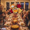 thumbnail image 3 of PMU Thanksgiving Mylar "Happy Thanksgiving" 10pc 18in Mylar Balloons Pillow Balloon Bouquet with Starburst Centerpiece Pkg/10, 3 of 5