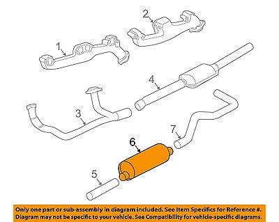 Genuine Chrysler 52121890AD Exhaust Pipe Genuine Chrysler 52121890AD Exhaust Pipe