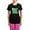 With Pink Pant, variant on CafePress - Irish Dancer Pajamas - Women's Short Sleeve Print T-Shirt and Pants Dark Cotton Pajama Set