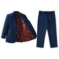 thumbnail image 2 of Boys' 2-Piece Formal Suit Set，Birthday Proms Dinner Blazers, 2 of 5