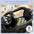 thumbnail image 4 of iYofe Toddler Push Car with Parent Handle, Licensed Ford Bronco Raptor 3-in-1 Ride on Toys for Toddlers with Music, Horn, Under Seat Storage, Black, 4 of 8