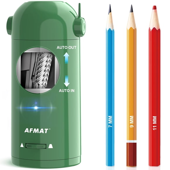 Sacapuntas eléctrico AFMAT para lápices de colores