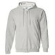 thumbnail image 1 of Gildan - Sudadera con cremallera y capucha Modelo Blend Unisex hombre mujer - Deporte/Gimnasio (Ceniza), 1 of 2