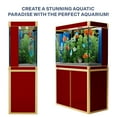 thumbnail image 3 of 100 Gallon Red with Gold Trim Tempered Glass Aluminum Aquarium Fish Tank, 3 of 6