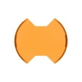 thumbnail image 1 of KC Hilites Driving/Fog Light Cover 5208 Driving/Fog Light Cover; SlimLite; 8 Inch Round; Amber; Polycarbonate; Without Logo; Single, 1 of 14