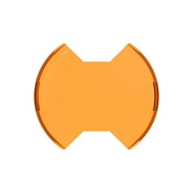 KC Hilites Driving/Fog Light Cover 5208 Driving/Fog Light Cover; SlimLite; 8 Inch Round; Amber; Polycarbonate; Without Logo; Single
