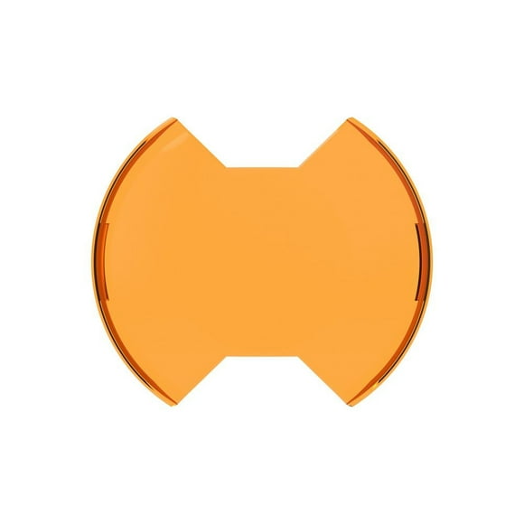 KC Hilites Driving/Fog Light Cover 5208 Driving/Fog Light Cover; SlimLite; 8 Inch Round; Amber; Polycarbonate; Without Logo; Single