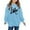 Sky Blue, variant on Kids Sweatshirts for Boys Long Sleeve Kids Pink Sweatshirt Oversized Crewneck Sweatshirts Warm Fall Winter Clothes Girls Tops Size 6-7 Years