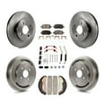 thumbnail image 1 of Transit Auto Front Rear Disc Brake Rotors Ceramic Pads and Drum Kit (7Pc) for Car Chevrolet Cobalt Pontiac G5 K8T-103250, 1 of 11