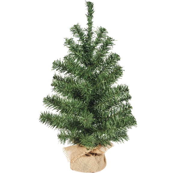 Gerson Canadian Pine Artificial Christmas Tree Unlit - 15 Inch Green