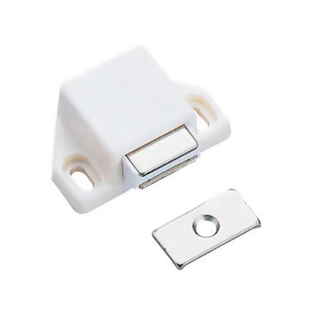 HD SUML30S WHT Sugatsune Touch Latch Magnetic For Small Doors - White