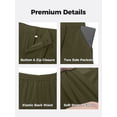 thumbnail image 4 of Airmenty Wide Leg Pants for Women High Waisted Stretchy Work Dress Pants Business Casual Palazzo Pants Dressy Slacks Trousers with Pockets S-2XL, 4 of 8