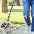 thumbnail image 4 of THOPBPRK Heavy Duty 5-Foot Black Dog Chain Leash with 5mm Links, Metal Training for Medium to Large Dogs, Sturdy Pet Walking Accessory for Daily Outdoor Exercise, 1Pack Silver, 4 of 7