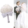 thumbnail image 4 of Suministros nupciales de la boda de la flor artificial, dama de honor del ramo de novia, flores artificiales de la boda del ramo de novia, 4 of 5
