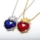 thumbnail image 1 of Collares de corazón de amor eterno para mujeres, aniversario de bodas, regalo de cumpleaños para esposa, joyería con colgante de piedra natal, ideal para Navidad, 1 of 5