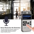 thumbnail image 3 of Enregistreur Vocal Numérique, Dispositif d'Enregistrement Réduction de Bruit avec Lecteur MP3 pour Conférences pour Interviews pour Réunions, 3 of 8