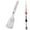 Light Gray, variant on Silicone Spatula Tong 2 in 1 Kitchen Cooking Tool for Flipping, Grilling, Serving Fish, Steak, BBQ, with Heat Resistant Non Handle