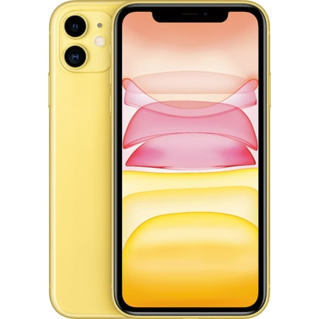 Restored Apple iPhone 11 (6.1-inch) Smartphone (A2111) GSM + CDMA - 128GB / Yellow (Refurbished)
