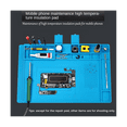 thumbnail image 3 of Silicone Soldering Mat Anti Static Magnetic Electronic Repair Work Mat for Workbench,Cell Phone Laptop Repair, 3 of 7