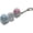 D, variant on Key Switch Fidget Keychain Toy, Mechanical Clicker Stress Relief Spinner, Compact Desk Anx-iety Relaxer for Office School