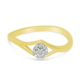 thumbnail image 7 of 14K Yellow Gold Diamond Cluster Ring, 7 of 7