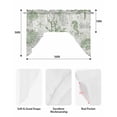 thumbnail image 6 of Sage Green Starfish Kitchen Curtains Swag Valance for Windows/Bathroom/Cafe, Coastal Nautical Coral Rudder Shell Rod Pocket Drape Panel Swag Curtain Valance for Bedroom/Living Room 55''x36'', 6 of 6