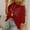Red, variant on Womens Tops Summer Cutout High Cut Beach Knit Pullover Spring Tops for Women