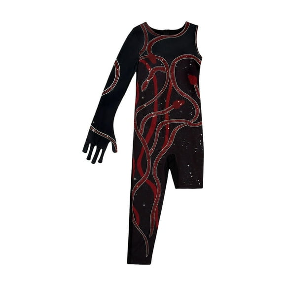 Disfraz de halloween para niños vestidos de rendimiento livianos para suministros de fiesta carnaval M