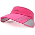 thumbnail image 2 of Summer Sun Visor Hat - Women Adjustable Golf Cap with Retractable Brim, UV Protection Beach/Tennis Sport Hat, 2 of 7