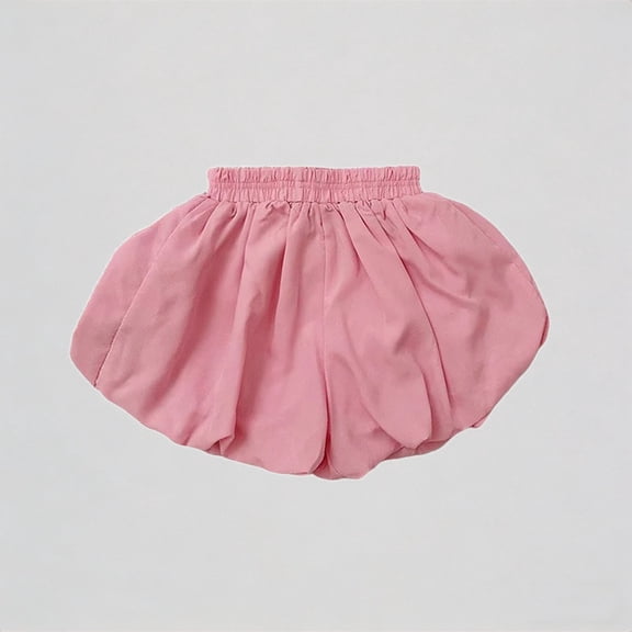 Krdevn Girls Summer Shorts for Toddlers and Kids Elastic Waist Comfortable Outdoor Play Short Pants for Baby,12-18 Months