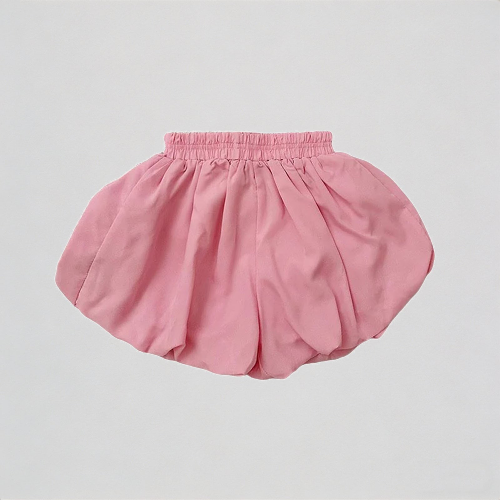 Krdevn Girls Summer Shorts for Toddlers and Kids Elastic Waist Comfortable Outdoor Play Short Pants for Baby,12-18 Months