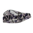 thumbnail image 3 of Unique Bargains 1 Pc Headband Flowers Lace Wide Hairband for Women Purple, 3 of 5