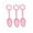 Red, variant on Postpartum Pelvic Floor Muscle Rehabilitation Vaginal Dumbbells for Female Care Exercises and Relaxation Recovery Training 3PCS