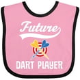 thumbnail image 3 of Inktastic Future Dart Player Boys or Girls Baby Bib, 3 of 4